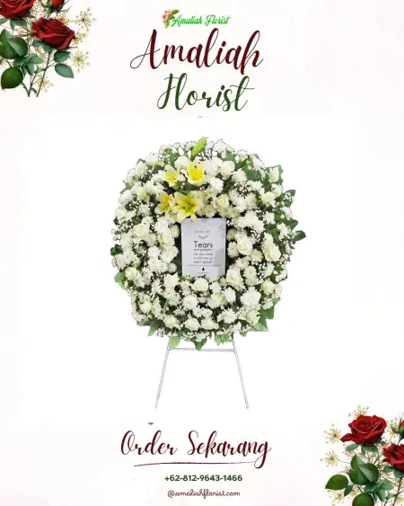 Krans Bunga Duka 36 Ilir